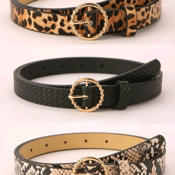 Belts set of 3 styles length adjustable - Picture 4 of 8